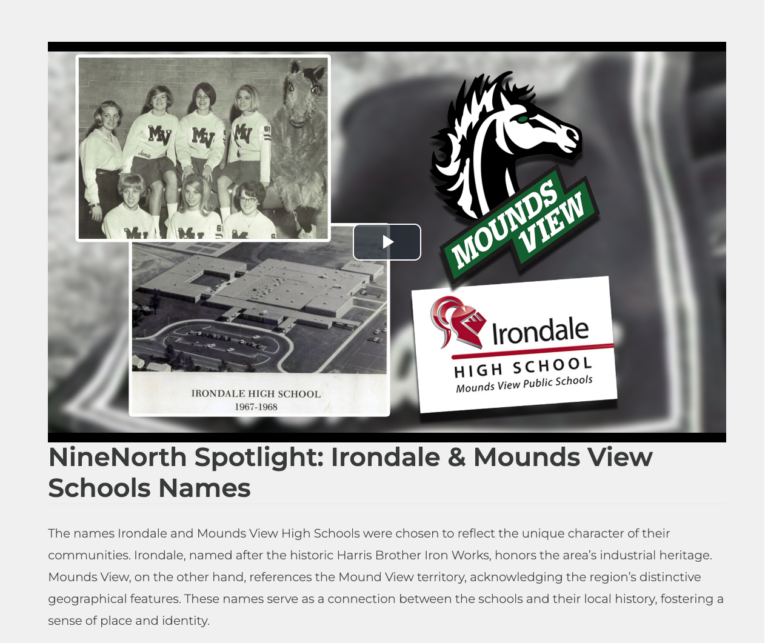 NineNorth TV Spotlights Irondale and Mounds View H.S.